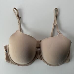 Harper Wilde T-Shirt Bra 38D Beige‎ Lightly Lined Underwire Everyday Comfort